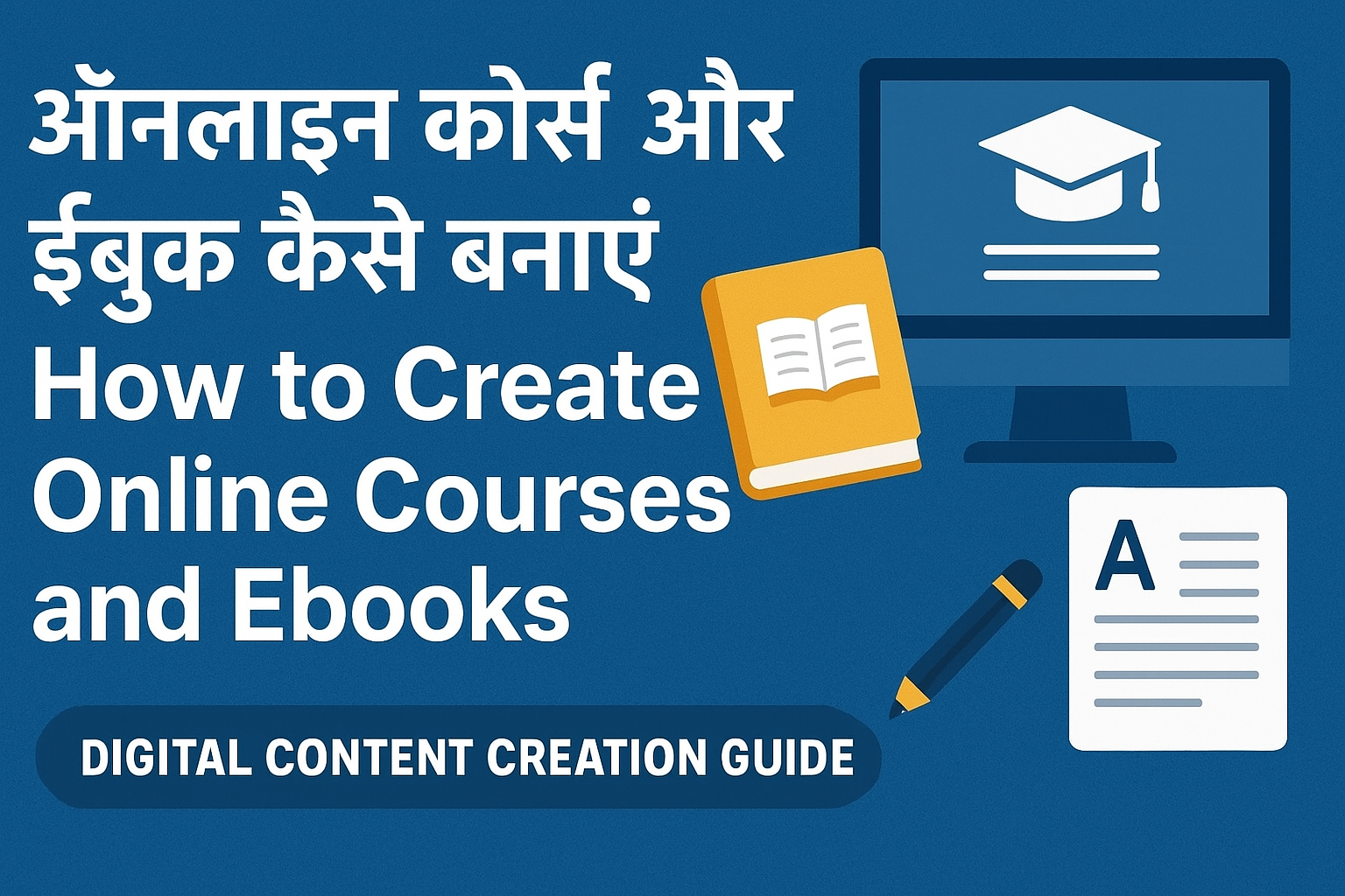 Online Courses और Ebooks